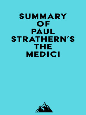 cover image of Summary of Paul Strathern's the Medici